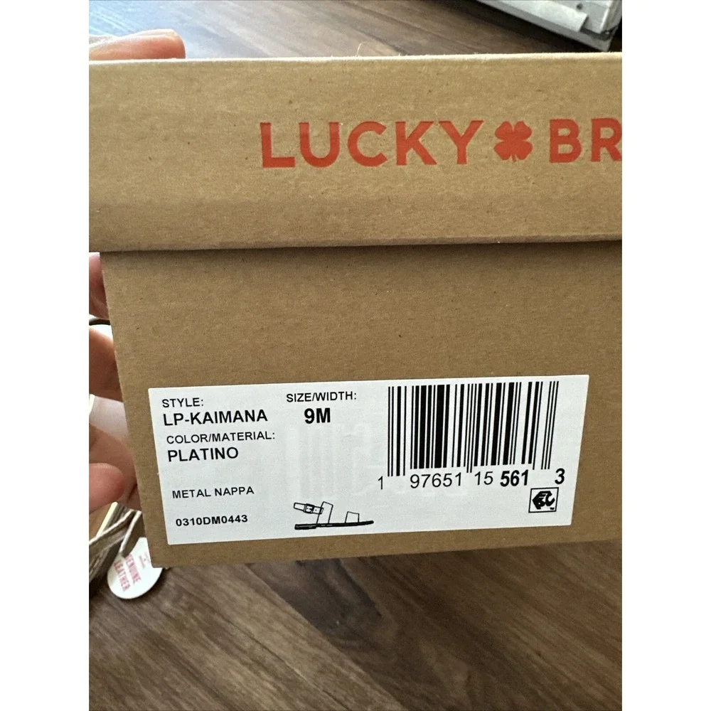 Lucky Brand Sandals 9‎ LP-KAIMANA Metallic Gold